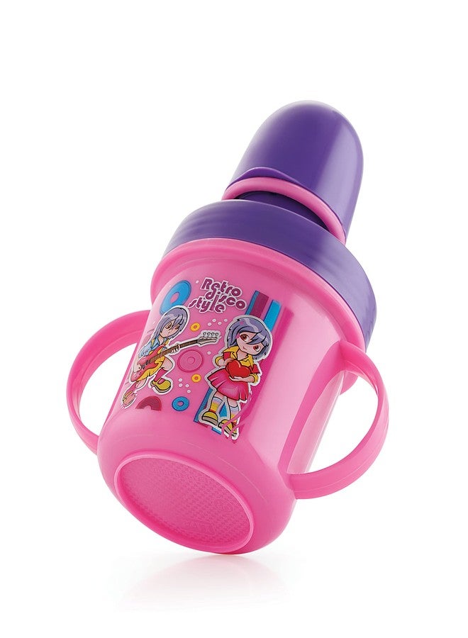 Nabhya Combo of 3pc Stainless Steel Plastic Multicolour Soft Nipple Sippy Cups for Baby Sipper Cup | Anti-Spill Sippy Cup | BPA Free | Plastic Sipper - Image 5