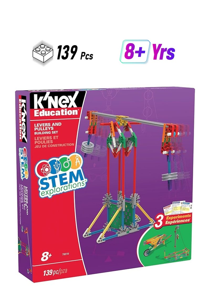 Basic Fun 79319 Education Stem Explorations Levers And Pulleys Building Set Kit  - Image 1