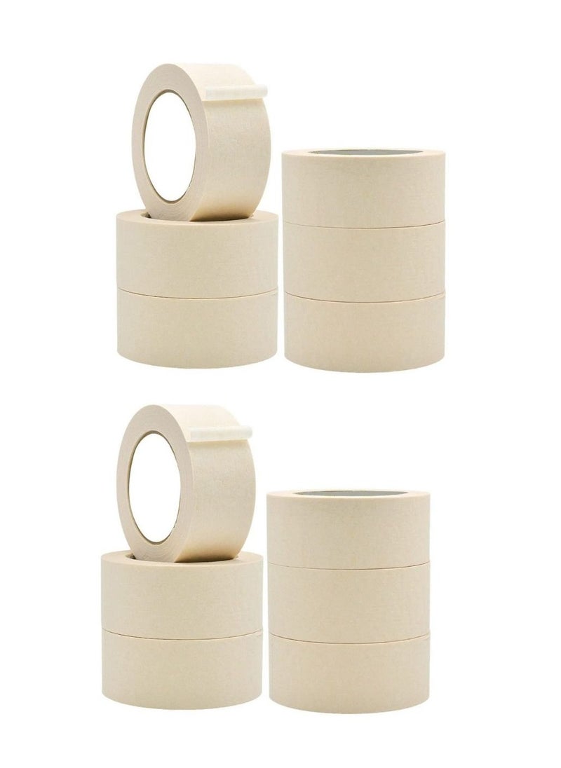 Libra Heavy Duty Masking Tape (Ivory 3in x 30 Yard) Pack of 12  - Image 1