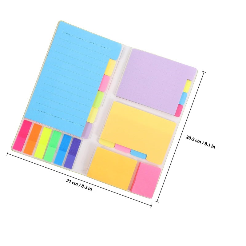 Green Self Adhesive Note Pads Set Portable Memo Stickers for Office School Organization - Image 3
