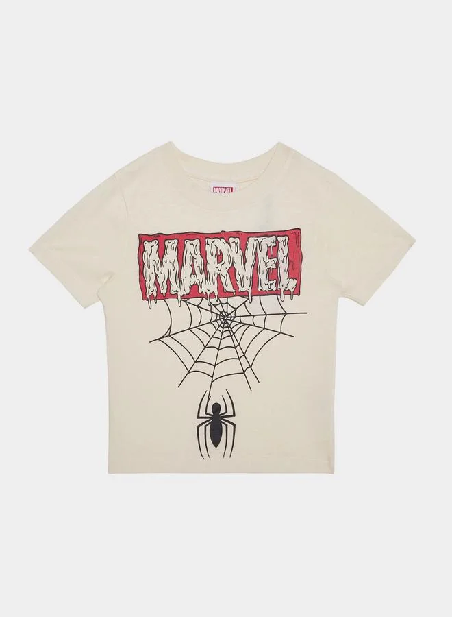 Styli Boys Marvel Character Cotton T-Shirt