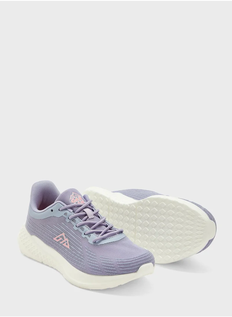 شو اكسبرس Lace Up Low Top Sneakers
