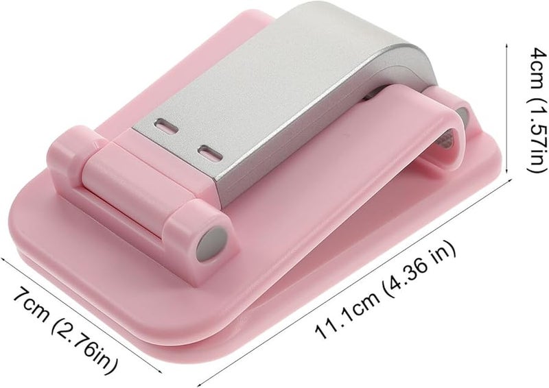 Adjustable Height Foldable Phone Stand Holder Portable Desk Rack for Office Bedroom Living Use - Image 3