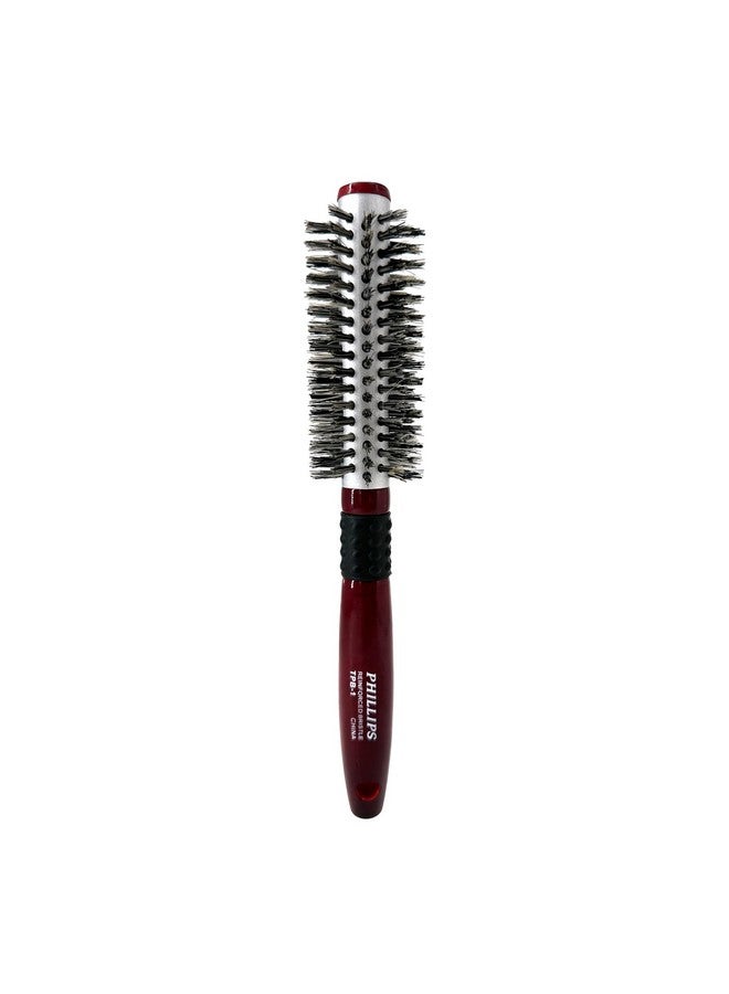 Phillips Brush Thermal Ceramic 1.5 Inch Round Hair Brush 100% Pure Boar Bristles & Ergonomic Beech Wood Handle Ceramic Barrel Brush Head For Styling & Volumizing All Hair Types Tpb1 - Image 1