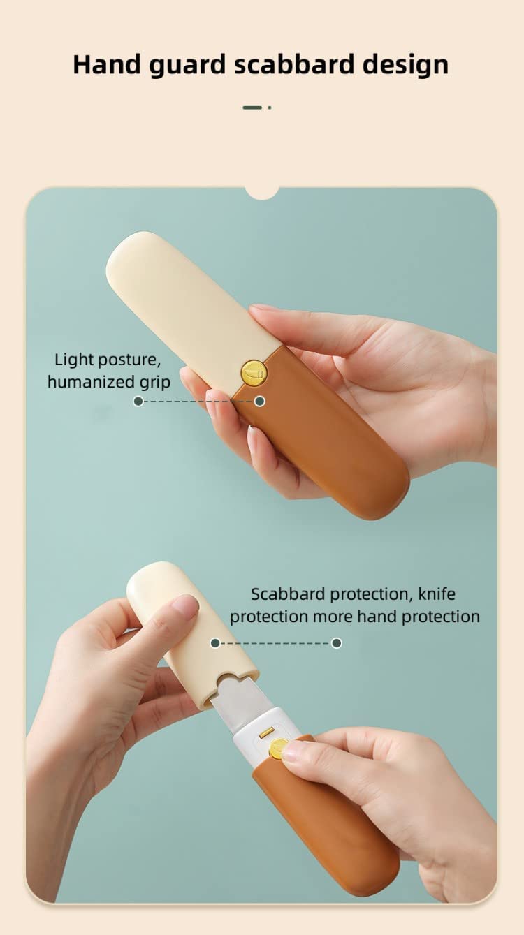 ZURATO Multifunctional 2 in 1 Stainless Steel Fruit Knife Peeler, Fruit and Vegetable Peeler Dual-Use Knife, Outdoor Kitchen Tools Portable Peeling Fruit Peeler - Pack of 1 (2 in 1 Knife) - Image 4