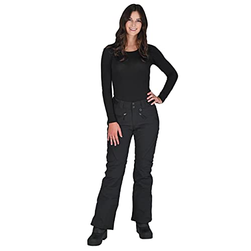 Arctix Women's Mountain Premium Mesh-Lined Snowboard Cargo Pants, Black, Medium - Image 1