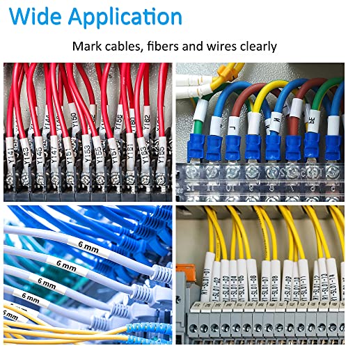 Hehua Compatible Heat Shrink Label Tape Replacement for Brother Tube Label HSe-211 HSe211 HS-211 HS211 Black on White Use in PT-E300 PT-E500 PT-P750WVP Printer (0.22''x 4.92ft, 5.8mm x 1.5m, 3 Pack) - Image 5