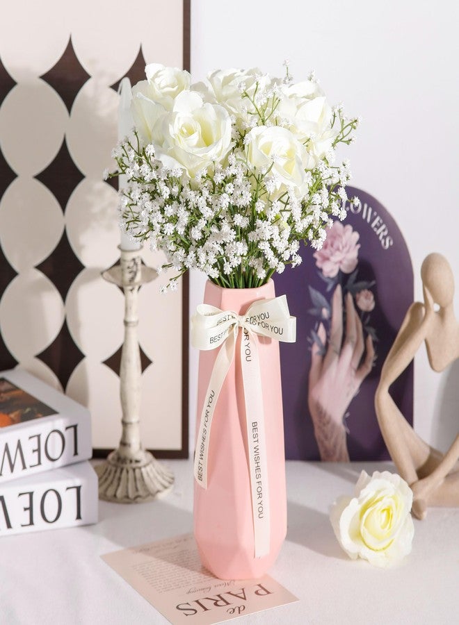 Der Rose 12Pcs Babys Breath Artificial Flowers White Fake Babies Breath Gypsophila Flowers Bulk Real Touch Faux Baby's Breath Flowers DIY for Wedding Floral Arrangements Home Party Decoration - Image 5