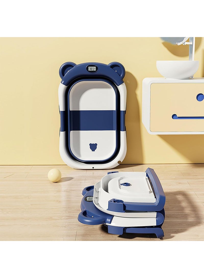 LIMOS Baby Bathtub with Bath Mat Thermometer and Drain Hole for Newborn to Toddler up to 36 months - Image 3