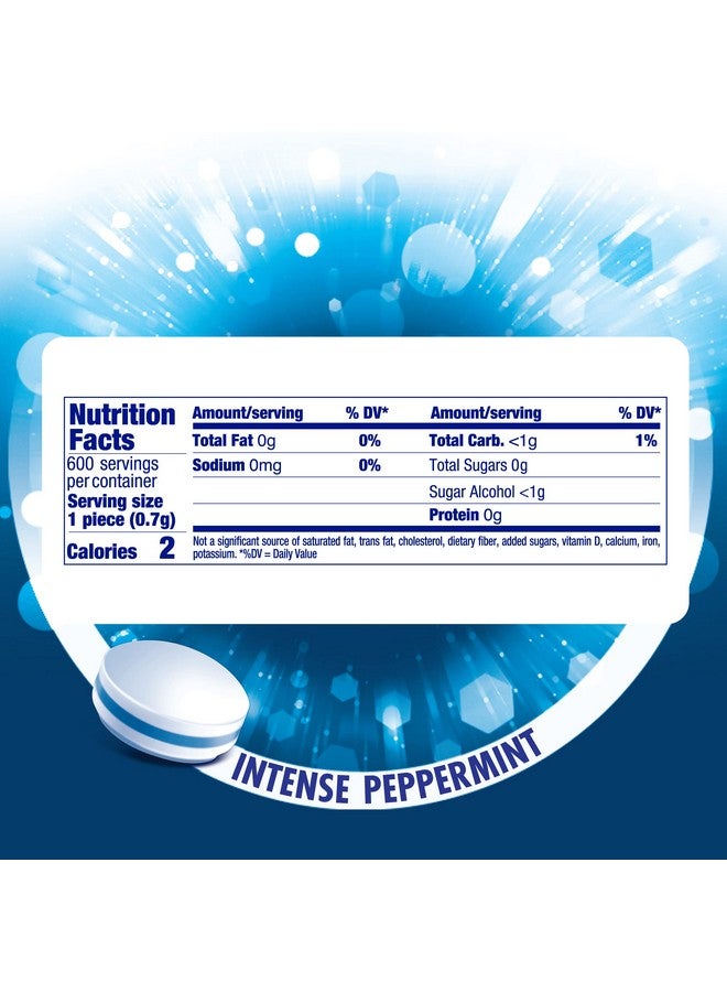 منتوس مينتوس كلين بريث خالي من السكر بنكهة النعناع القوي، 150 قطعة، نكهة النعناع المكثف (عبوة من 4 زجاجات) - Image 5