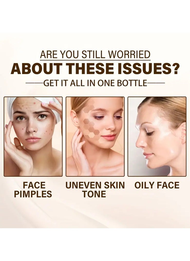 Color-Changing Liquid Foundation - Brightens & Conceals, Long-Lasting, Moisturizing for All Skin Tones
