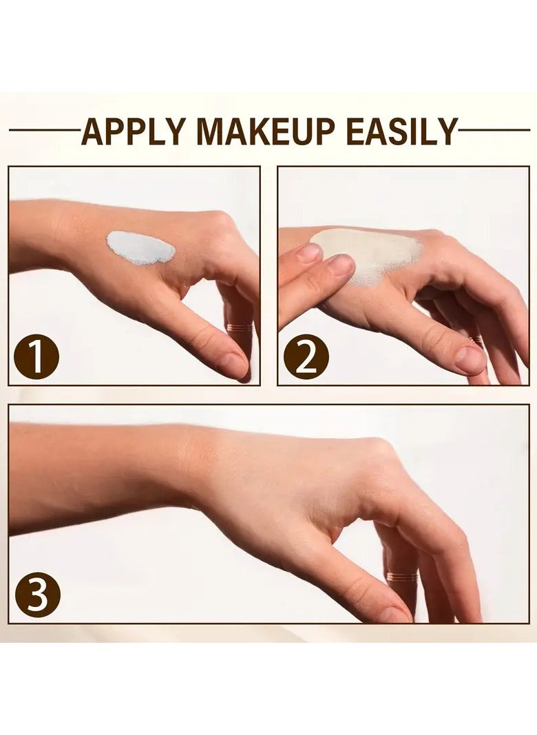 Color-Changing Liquid Foundation - Brightens & Conceals, Long-Lasting, Moisturizing for All Skin Tones