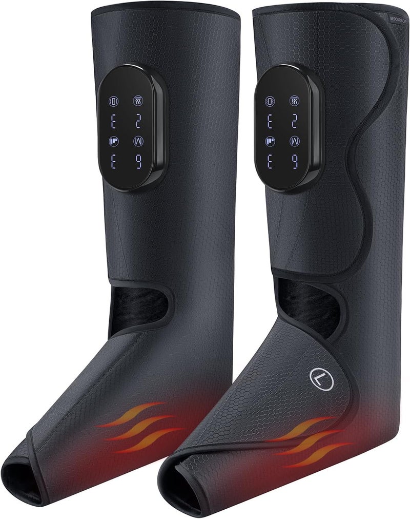 Medcursor Cordless Foot and Leg Massager with Heat Rechargeable Leg Massager for Circulation and Pain Relief After Exercise Portable Massager Boots for Home Office Gym Use FSA HSA Eligible - Image 1