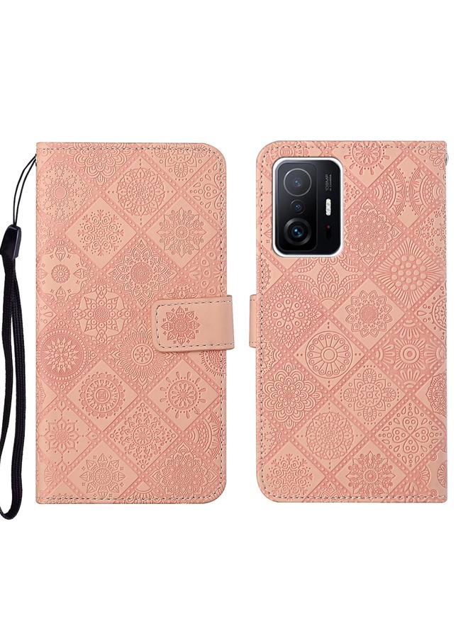 Case For Xiaomi Mi 11T Ethnic Style Embossed Pattern Leather Phone Case