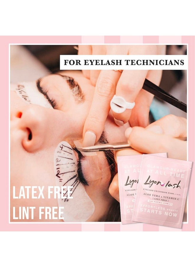 Lyon lash 100 Pairs Eyelash Extension Under Eye Gel Pads by Lyon Lash - Lint Free with Aloe Vera Hydrogel Eye Patches, Premium Eyelash Extension Supplies & Beauty Tools, Fit Most Eye Shape, Stick Well - Image 3