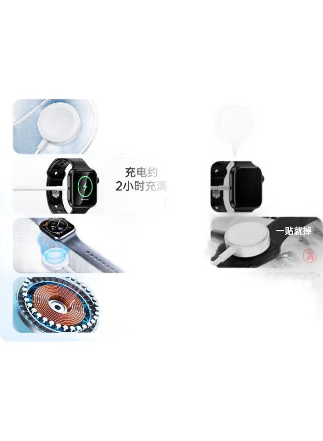 Stiger Apple Watch Charger, Wireless Iwatch Magnetic Charging Dock, Magsafe Charging Cable, Compatible With Apple Watch 10/9/8/7/6/5/4/3/2/Se/Ultra - Image 2