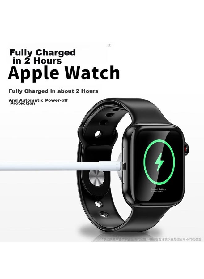 Stiger Apple Watch Charger, Wireless Iwatch Magnetic Charging Dock, Magsafe Charging Cable, Compatible With Apple Watch 10/9/8/7/6/5/4/3/2/se/ultra - Image 2