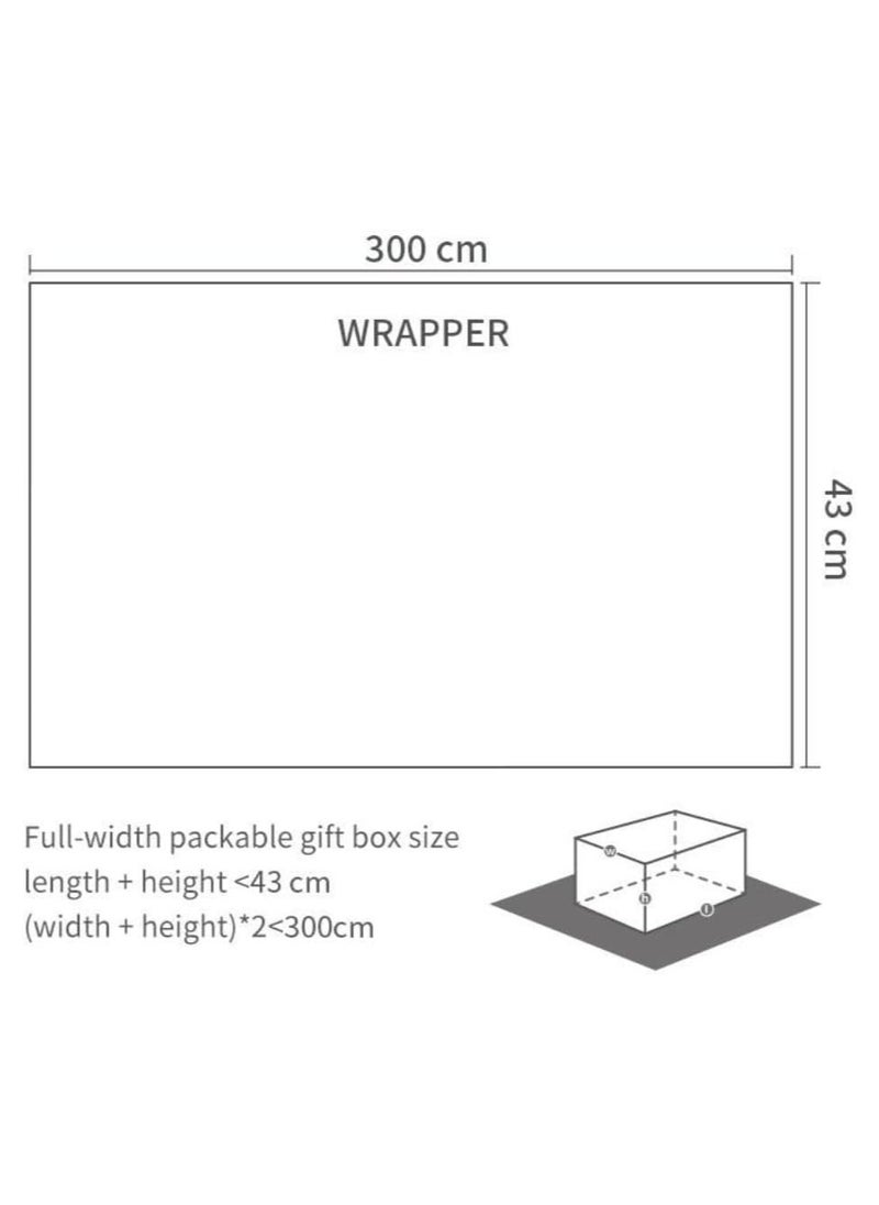 Generic Gift Wrapping Paper sheets rolls set Included 3 Pack Gift Wrap Paper with Stickers for Birthday Party Wedding Graduation Eid Boys Girls kids baby Men Women 43 cm X 300 cm Per Sheet  - Image 4