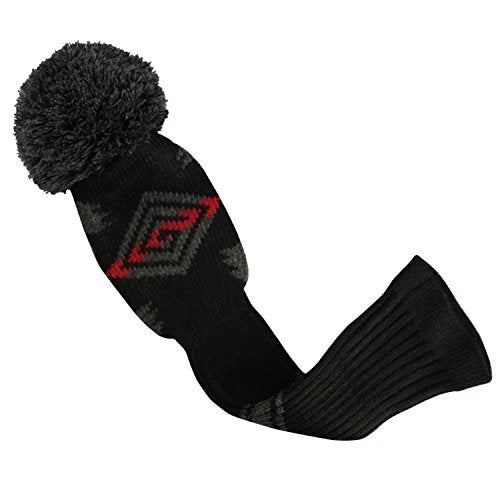 Scott Edward Abstract Pattern Dark Color Golf Headcover Set of 5 PCS, Driver Wood Cover *1, Fairway Wood Cover *2, Hybrid Cover * 2, with Rotating Number Tags. - Image 4