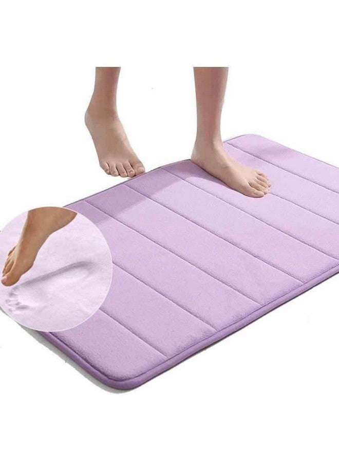 Home-Cloud HomeCloud Memory mat | Bath Mat |for Bathroom, Door,Kitchen. (40x60cm, Purple) - Image 1