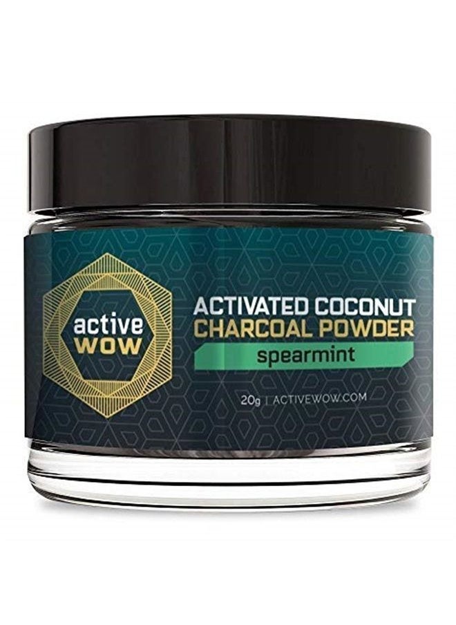 Active Wow - 24K White Charcoal Teeth Whitening (Spearmint) - Image 1