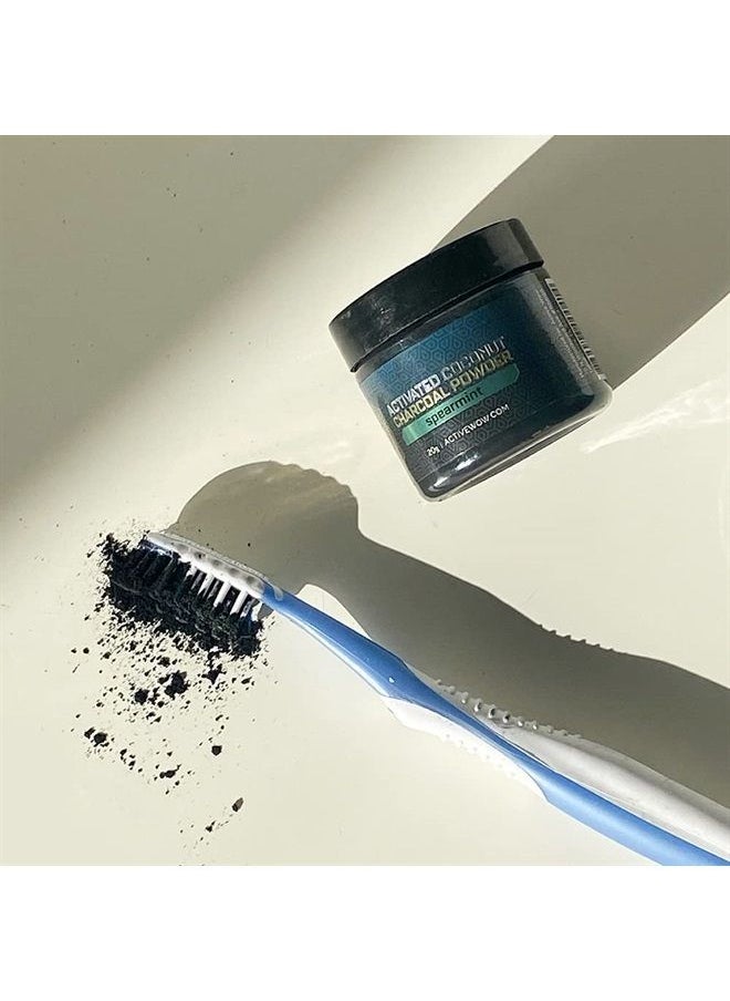 Active Wow - 24K White Charcoal Teeth Whitening (Spearmint) - Image 1