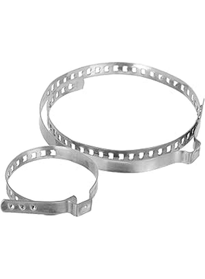 Stainless Steel Adjustable Drive Shaft Boot Clamp Set Universal for Automotive Joint Repair - Image 1