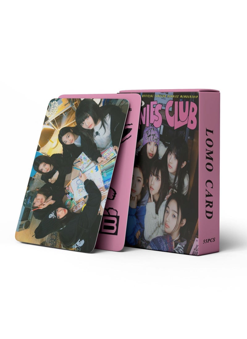 Generic - 55Pcs NewJeans Photo Card Bunnies Club Lomo Card - Image 1