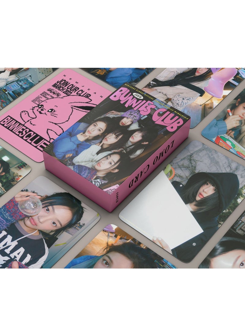 Generic - 55Pcs NewJeans Photo Card Bunnies Club Lomo Card - Image 1