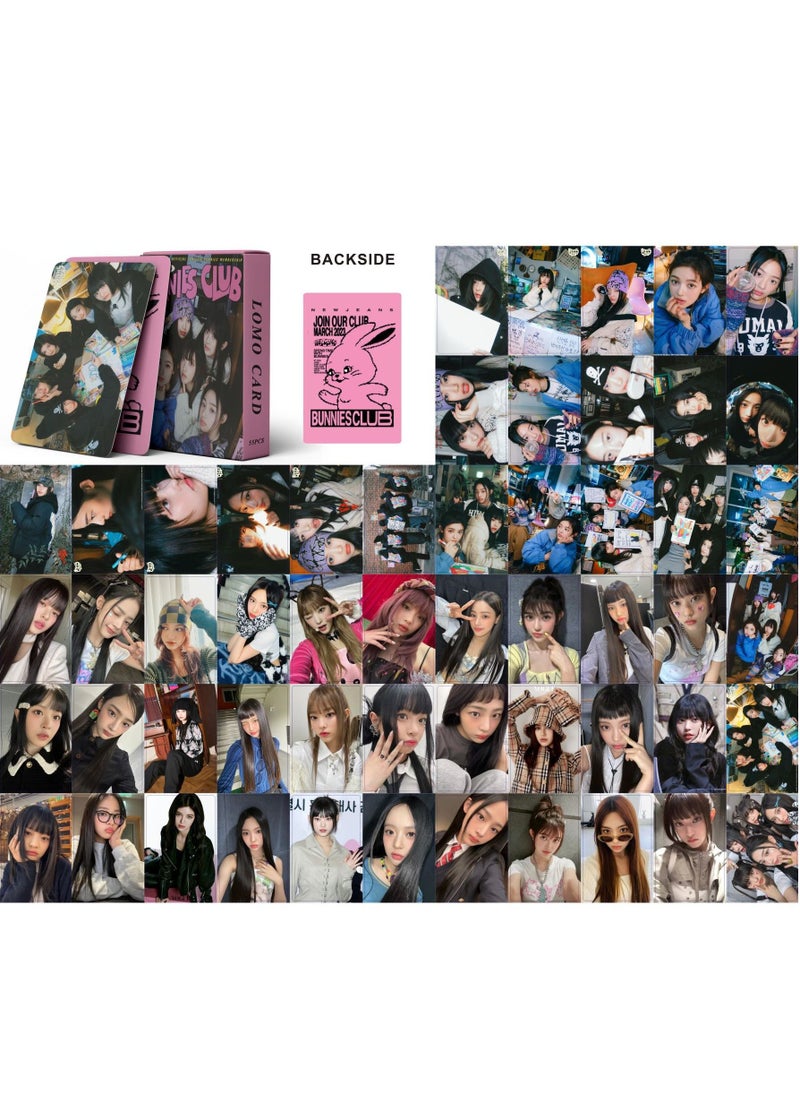 Generic - 55Pcs NewJeans Photo Card Bunnies Club Lomo Card - Image 1