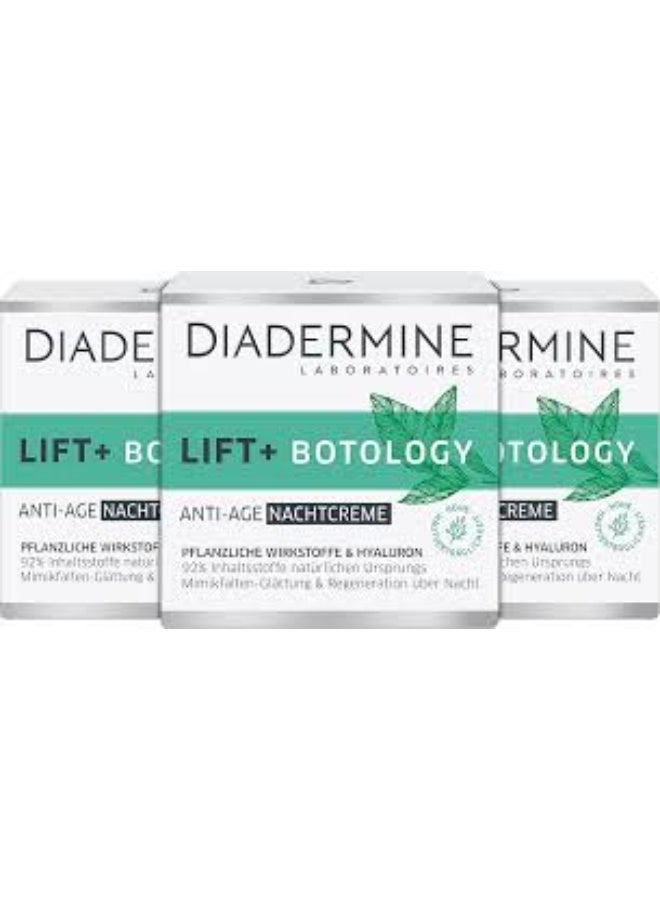 Diadermine Lift + Botology Anti-Wrinkle Night Cream 50ml - Image 3