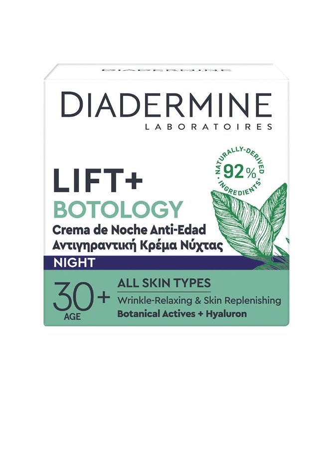 Diadermine Lift + Botology Anti-Wrinkle Night Cream 50ml - Image 1