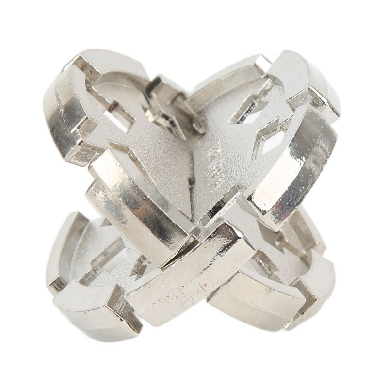 3D Unlock Puzzle Toy: Alloy Material - Portable Design Unlock Interlocking Puzzle for Adult Home Office Stress Relief & Logical Thinking Development - Image 1
