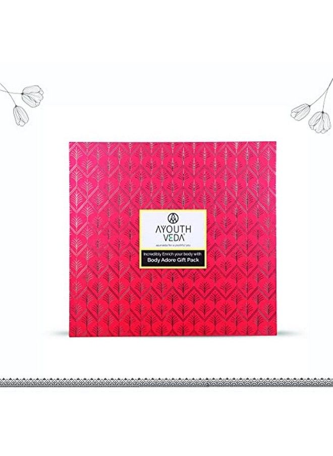 AYOUTHVEDA Adore Gift Hamper Pack Herbal Therapy Pinda Taila Aloe Vera Gel Face Body Hair Hydrates Skin Richment Body Butter Guard Skin From Damage Dates & Honey Moisturising Winter Cold Cream  - Image 4
