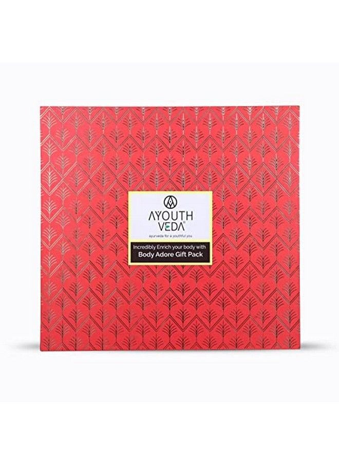 AYOUTHVEDA Adore Gift Hamper Pack Herbal Therapy Pinda Taila Aloe Vera Gel Face Body Hair Hydrates Skin Richment Body Butter Guard Skin From Damage Dates & Honey Moisturising Winter Cold Cream  - Image 5
