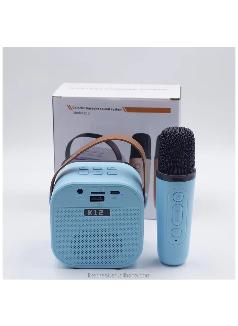 Generic Wireless Bluetooth speaker microphone all-in-one outdoor live streaming home karaoke with microphone  - Image 3
