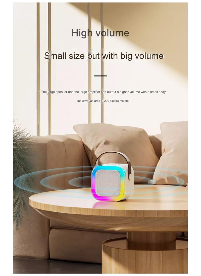 Generic - Wireless Bluetooth speaker microphone all-in-one outdoor live streaming home karaoke with microphone - Image 1