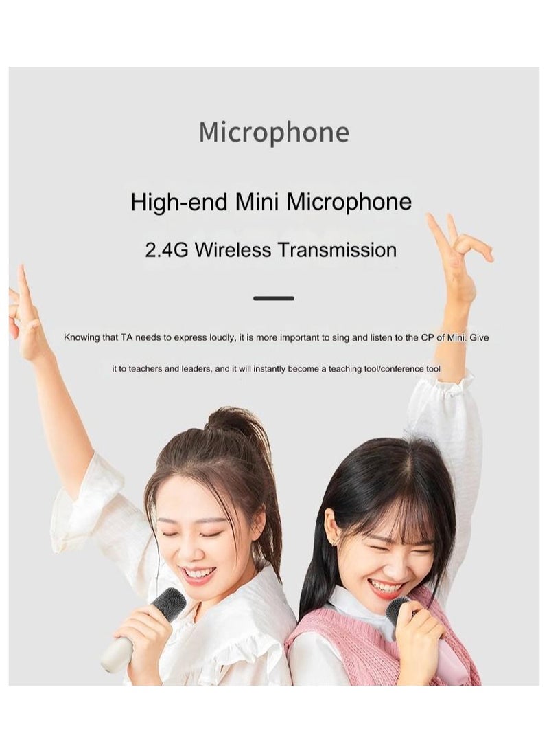 Generic - Wireless Bluetooth speaker microphone all-in-one outdoor live streaming home karaoke with microphone - Image 1