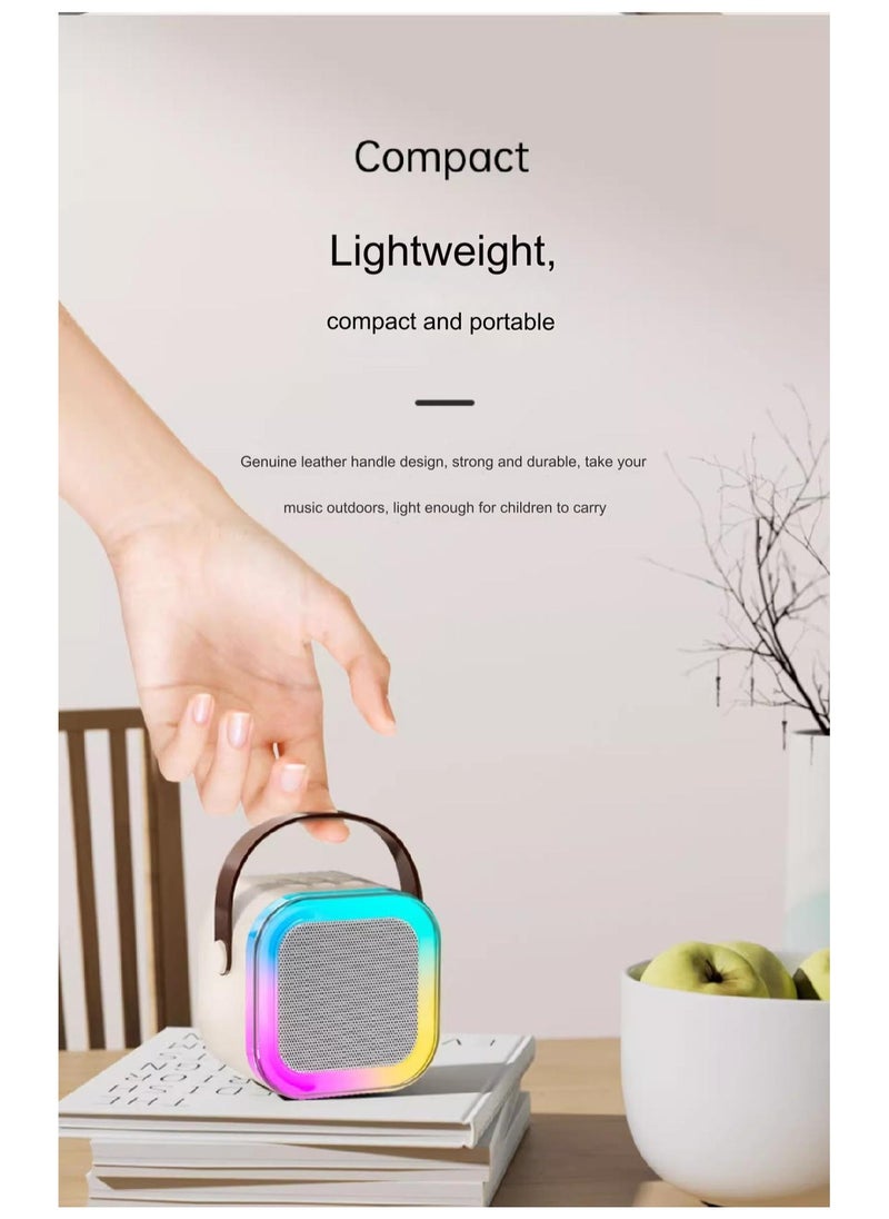 Generic - Wireless Bluetooth speaker microphone all-in-one outdoor live streaming home karaoke with microphone - Image 1