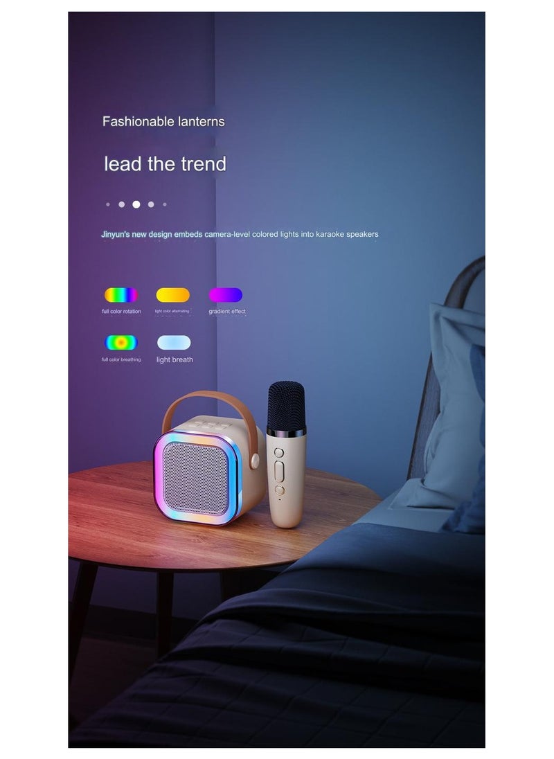 Generic Wireless Bluetooth speaker microphone all-in-one outdoor live streaming home karaoke with microphone  - Image 5