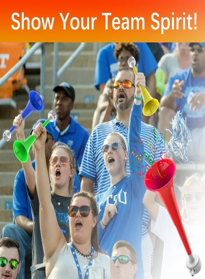 Ouffun Vuvuzelas Soccer Horn Collapsible Blow Horns Noise Maker Loud Sound Sports Horn Noisemaker for Sporting Events School Graduation Games Party Supplies Favors Accessories - Image 4