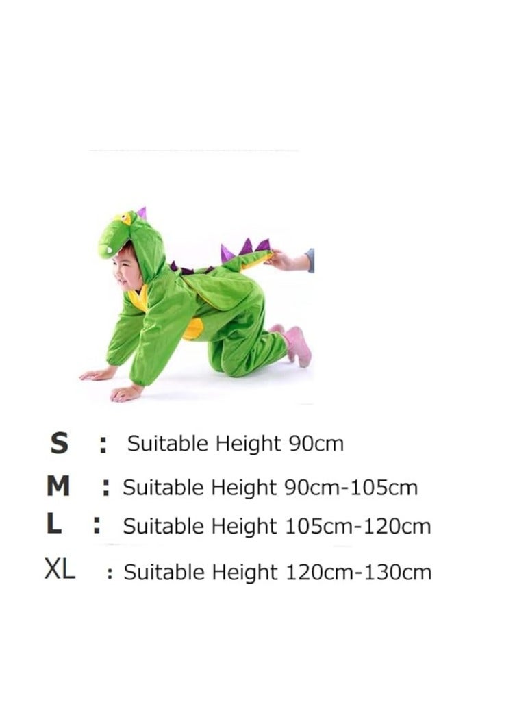 زي الديناصور بلش ، لعبة الديناصور جوارب الحيوانات لعب الدور زي للأطفال - Image 3