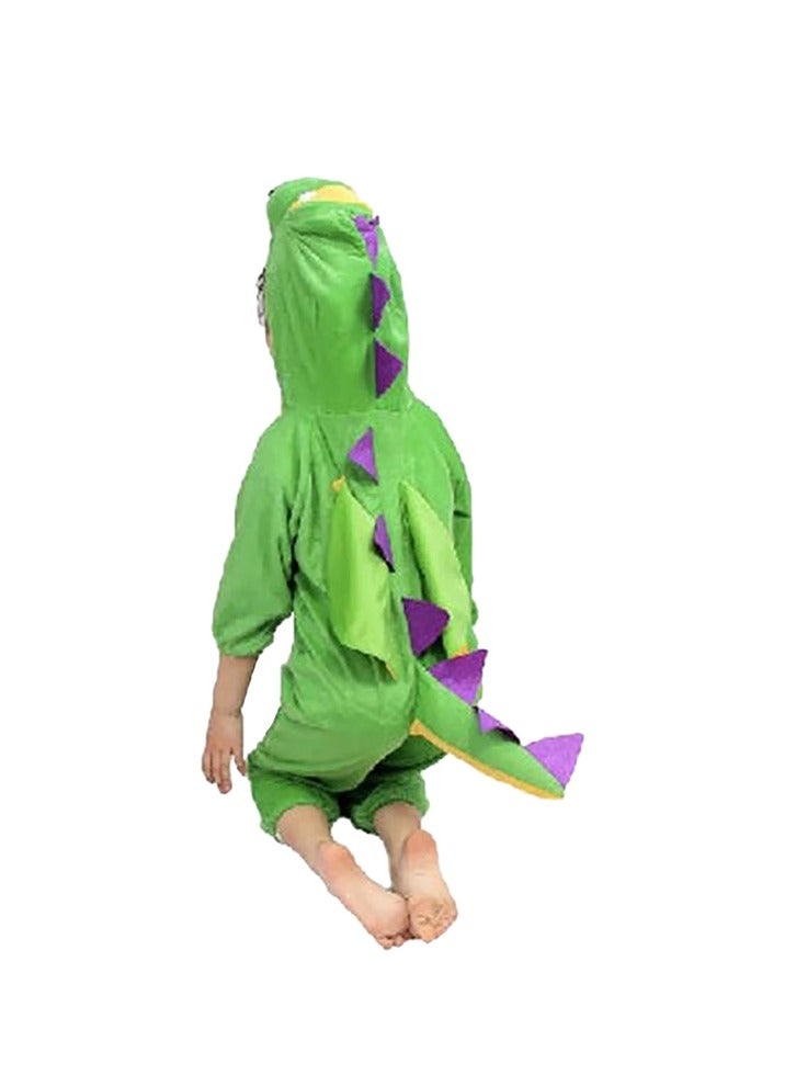 زي الديناصور بلش ، لعبة الديناصور جوارب الحيوانات لعب الدور زي للأطفال - Image 4