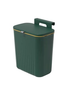 UrbanEssentia 9L Kitchen Compost Bin with Lid, Hanging Trash Can for Kitchen Cabinet Door, Under Sink Dust bin, Garbage Bin for Bathroom, Wall Mounted Trash Bin, Kitchen Counter Waste Bin.  - Image 3