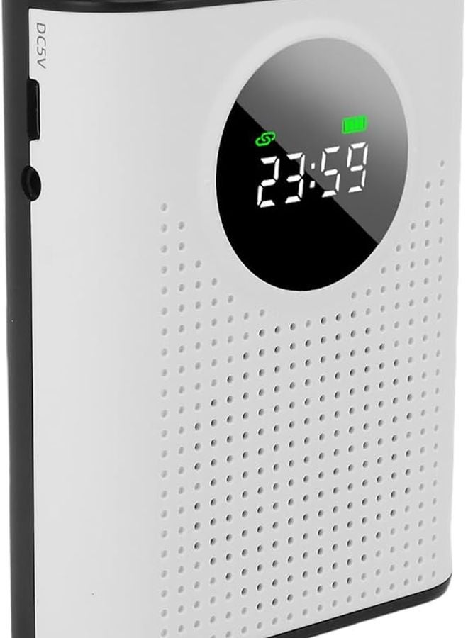 مكبر صوت كينسو مع ميكروفون لافالير مغناطيسي وشاشة عرض LED للمعلمين والمؤتمرات - Image 5