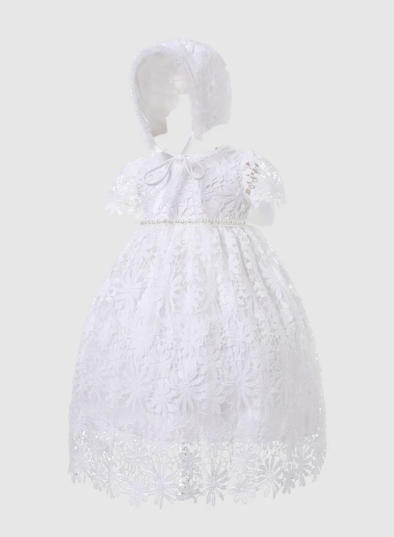 Bambimici Floral Lace Christening Dress
