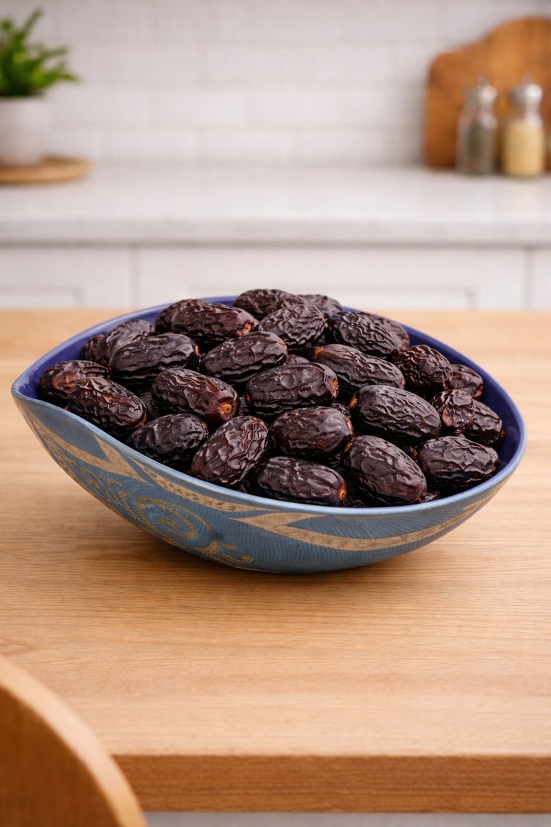 Royal Aluminium Dates Serving Dry fruits Bowl Blue Color Size 20X10 cm - Image 2