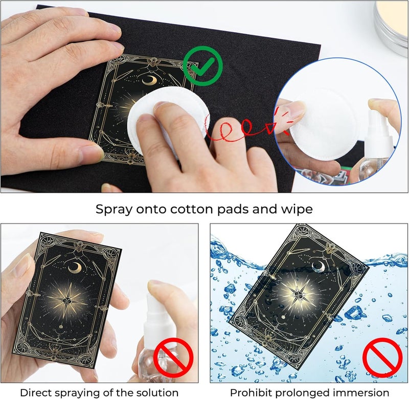 FETUSI Card Care Clean Kit,17-in-1 Card Cleaning and Polishing Restoration Kit, Trading Card Cleaning Kit with Fixing Jig and EVA Shaping Foam, Suitable for PSA Rated Card Care - Image 5
