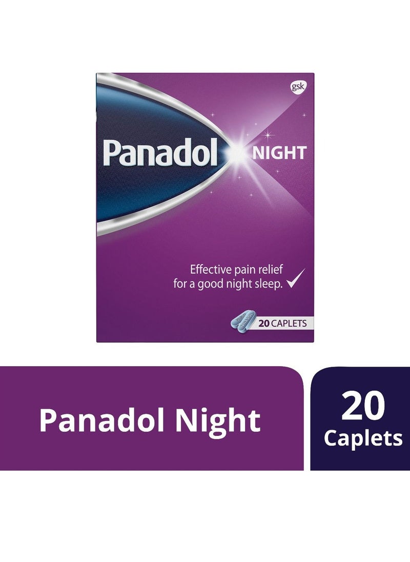 Panadol Pack Of 3 Panadol Night 20 tablets  - Image 2