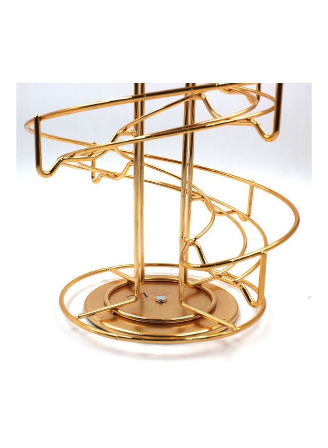 LC Coffee Capsule Holder Stand with Spiral Metal Design for Kitchen Countertop - Image 4